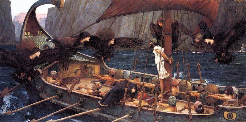 John William Waterhouse Ulysses and the Sirens china oil painting image